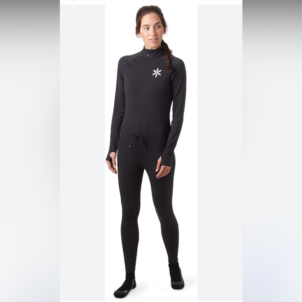 Air Blaster Hoodless‎ Ninja Suit Outdoor One Piece Base Layer in black